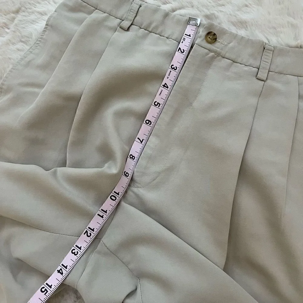 PGA Tour Collection Pleated Front Golf Shorts Khaki Men’s size 30